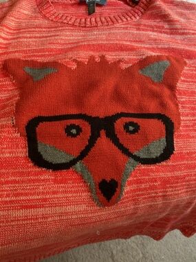 ModCloth Red Marled Knit Sweater